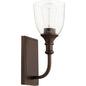 Quorum Richmond 5411-1-186 Wall Mount - Oiled Bronze W/ Clear/seeded