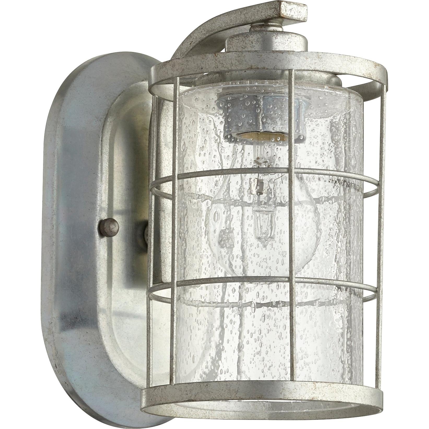 Quorum Ellis 5464-1-7 Wall Mount - Tumbled Steel