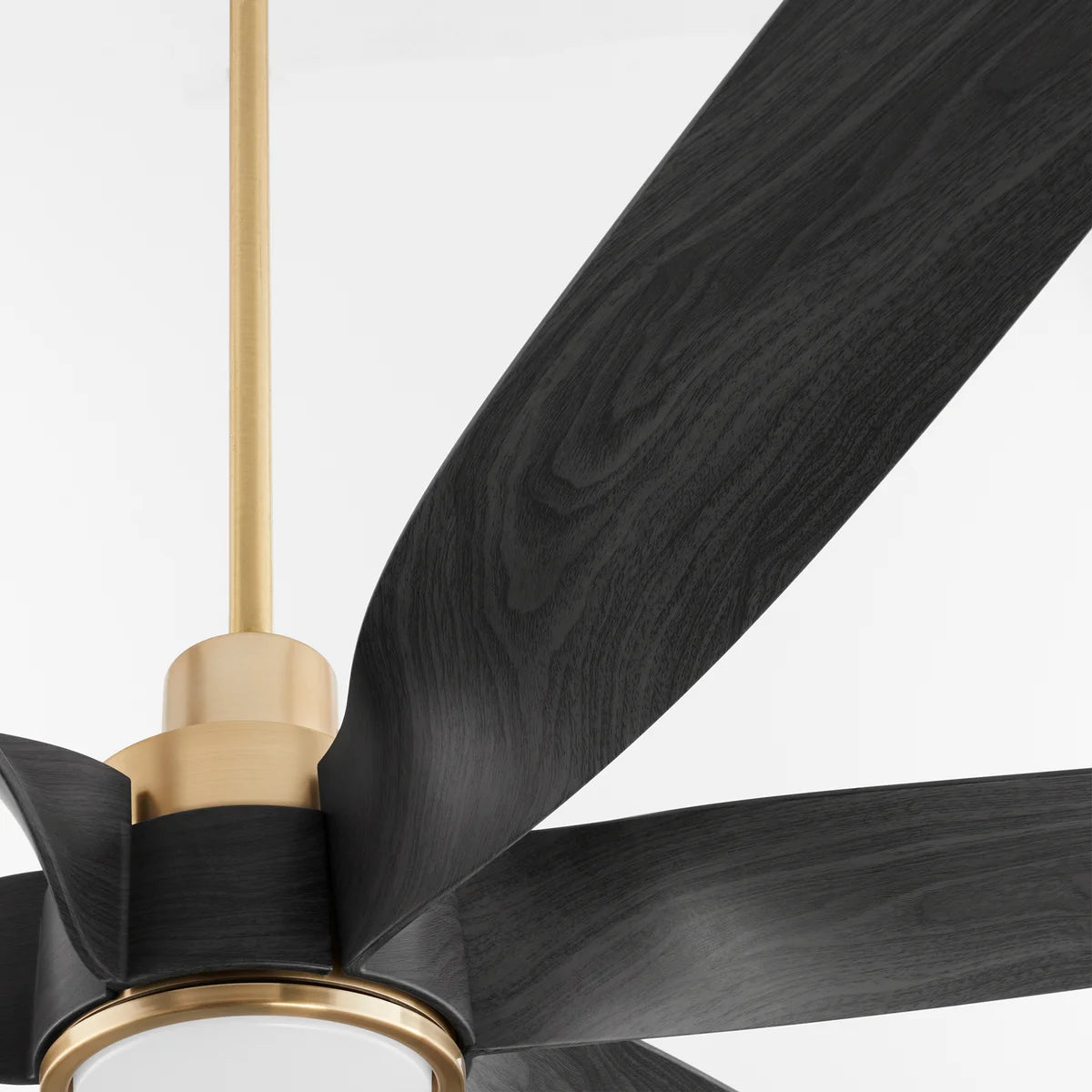 Quorum Kimbo 55606-80 Outdoor Patio Ceiling Fan - Aged Brass