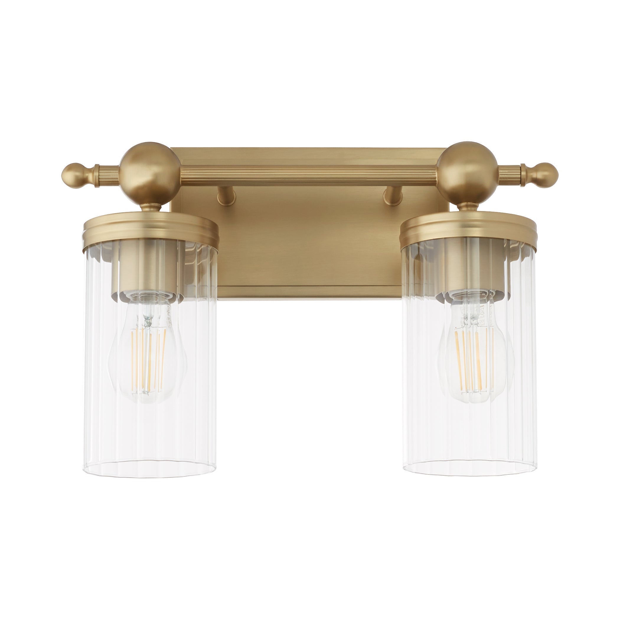 Quorum Lee Boulevard 560-2-80 Vanity - Aged Brass