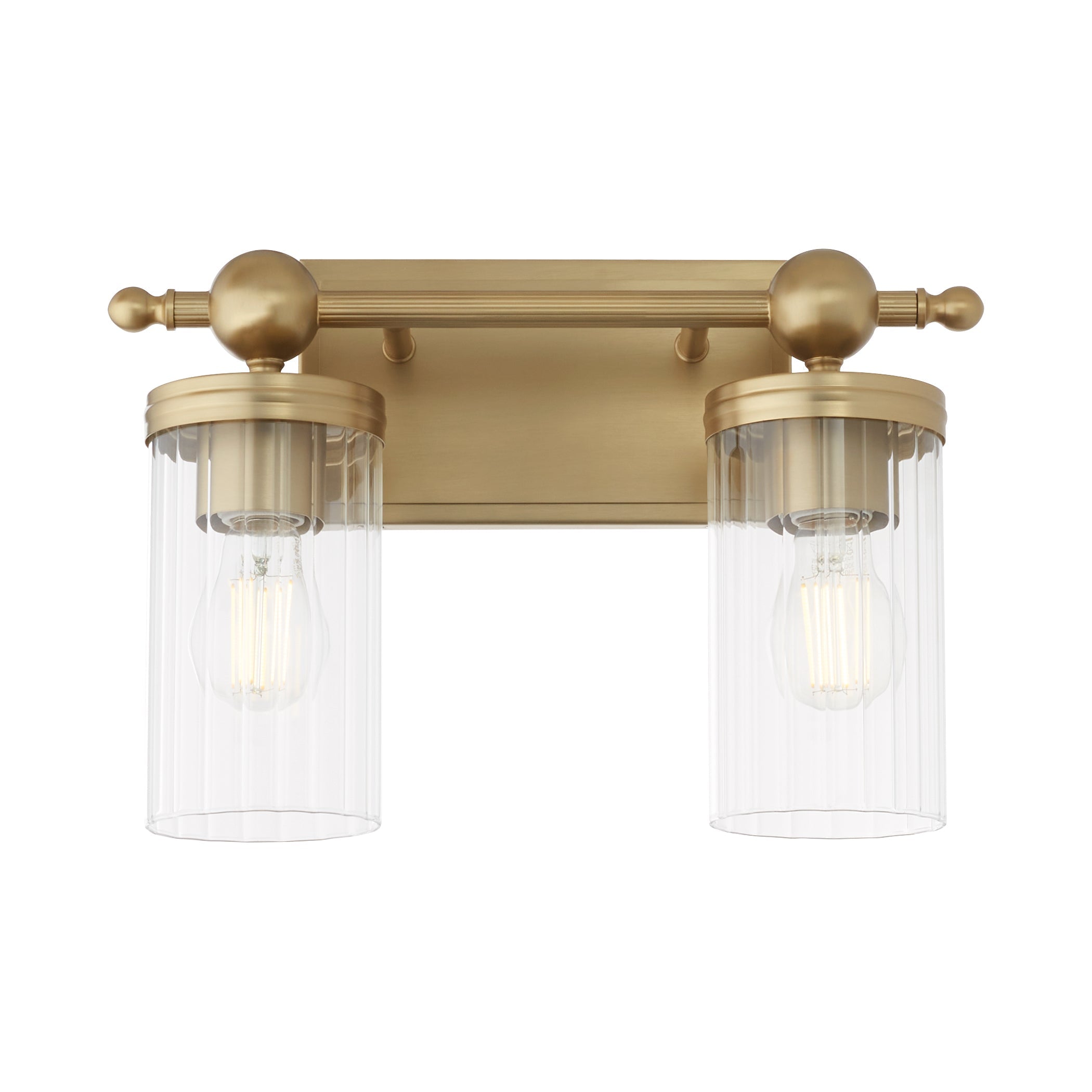 Quorum Lee Boulevard 560-2-80 Vanity - Aged Brass