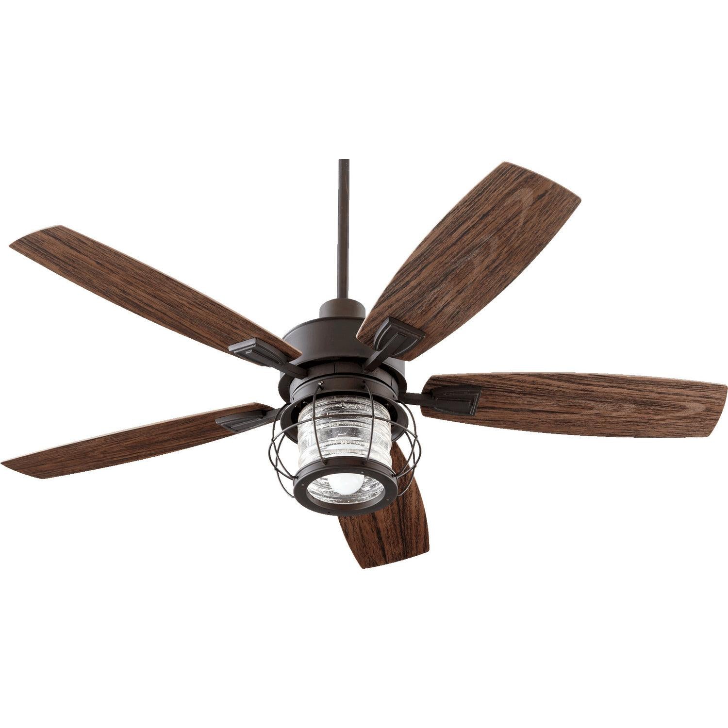 Quorum Galveston 13525-86 Patio Fan - Oiled Bronze