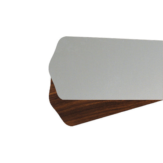 Quorum Chateaux 5256524164 Fan Blade - Satin Nickel / Walnut