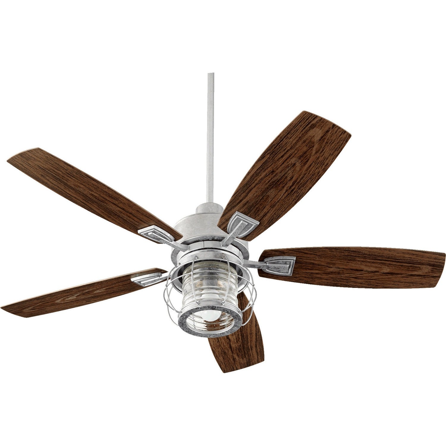 Quorum Galveston 13525-9 Patio Fan - Galvanized