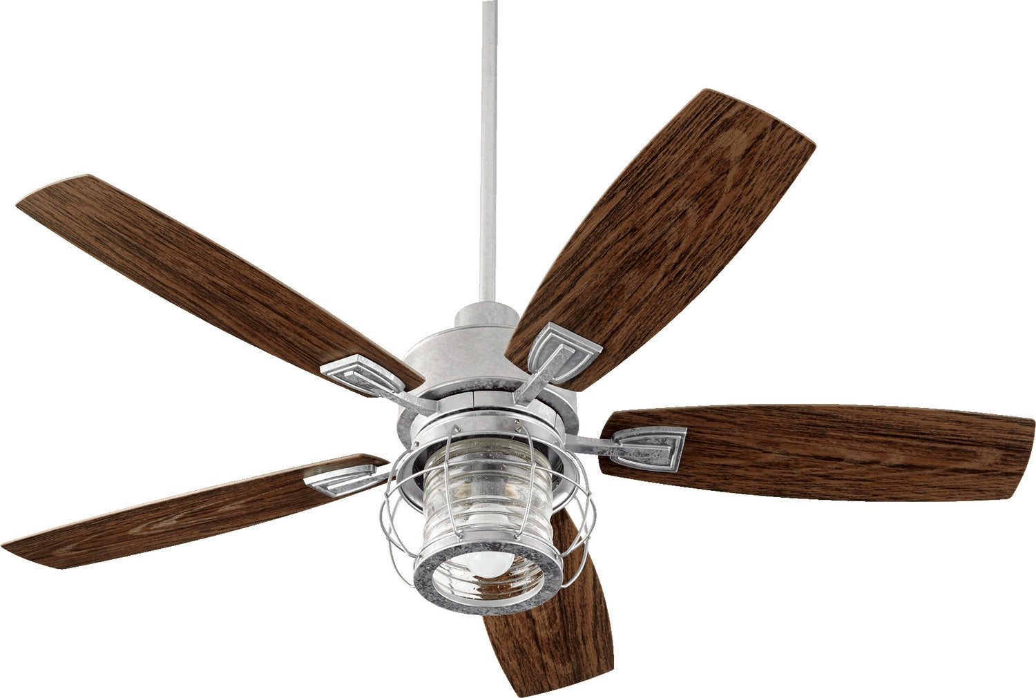 Quorum Galveston 13525-9 Patio Fan - Galvanized