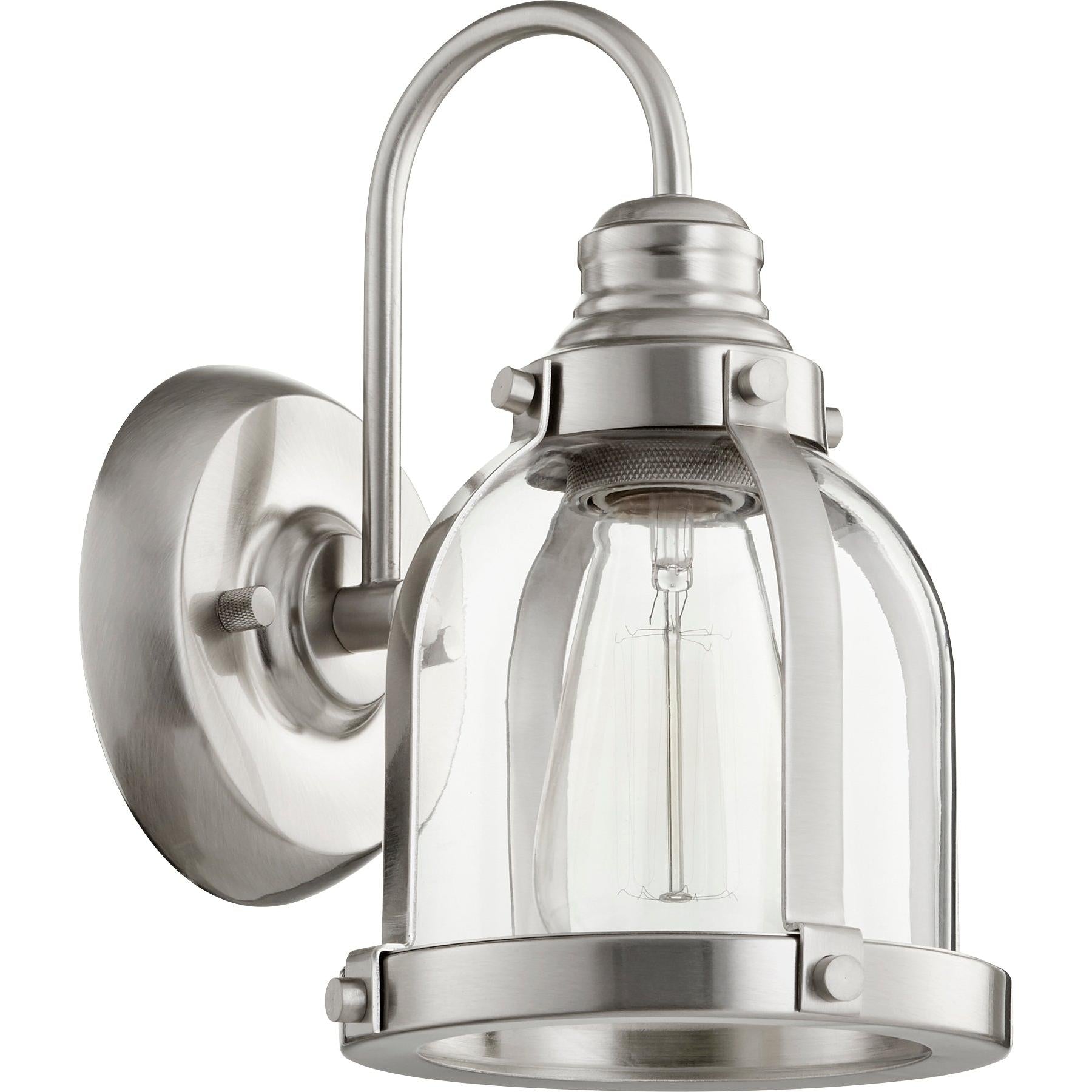 Quorum 586-1-65 Wall Mount - Satin Nickel