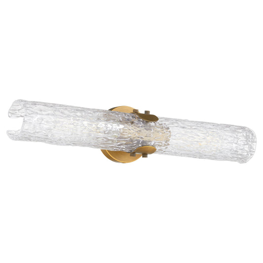 Quorum Meriam 593-2-147 Sconce, UL Damp Rated, Brushed Brass