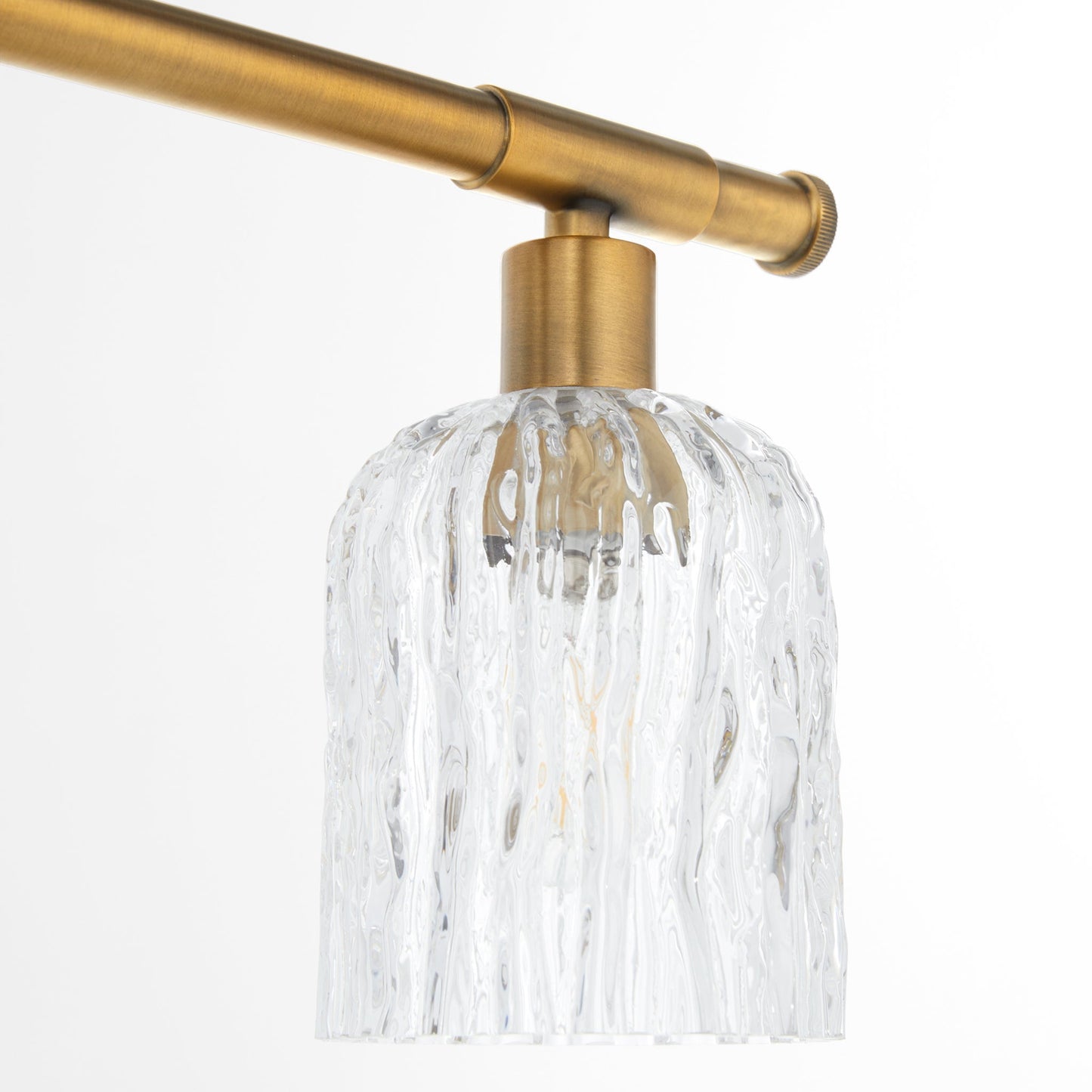 Quorum Meriam 593-3-47 Vanity Light Fixture, UL Damp Rated, Brushed Brass