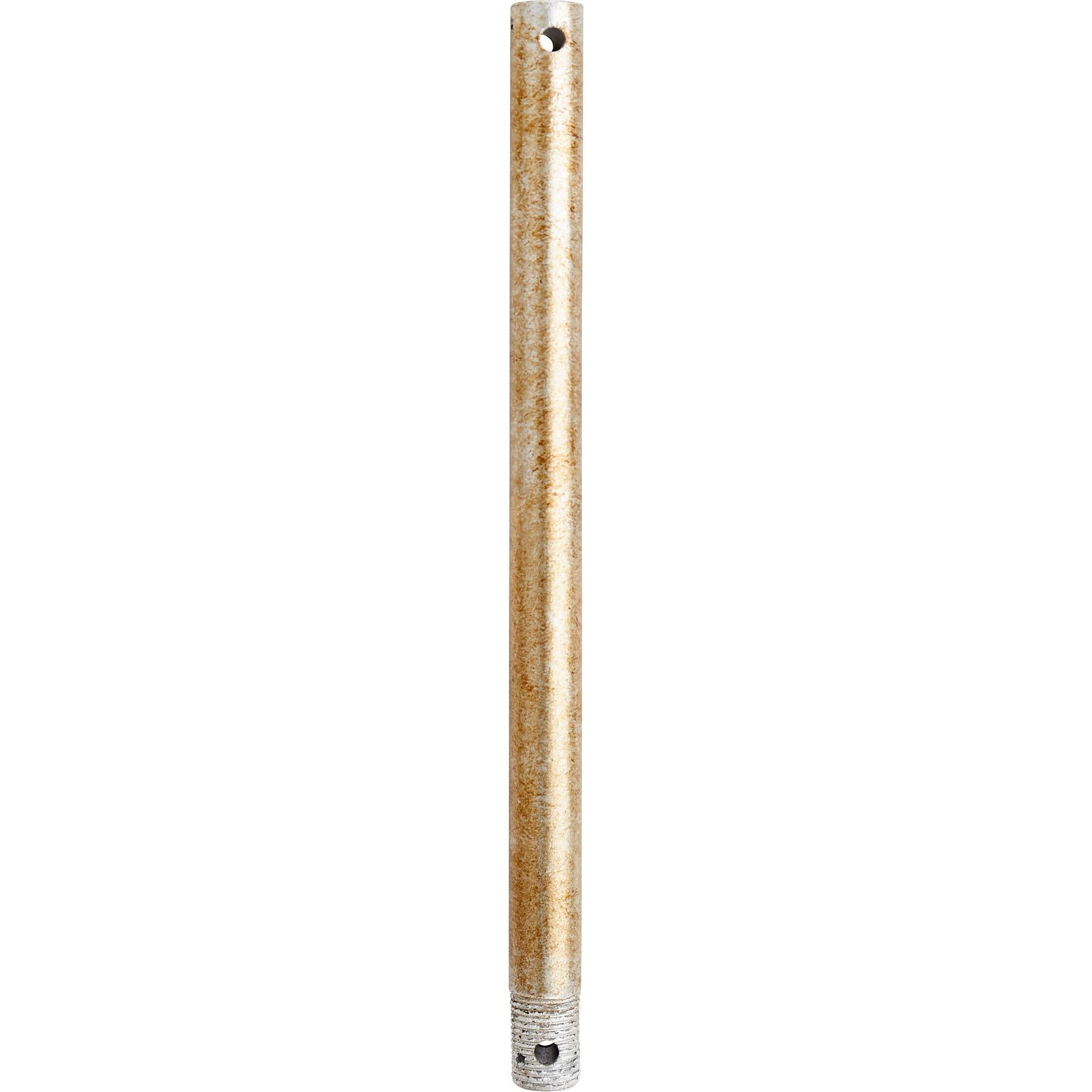 Quorum 6-1260 Downrod - Aged Silver Leaf