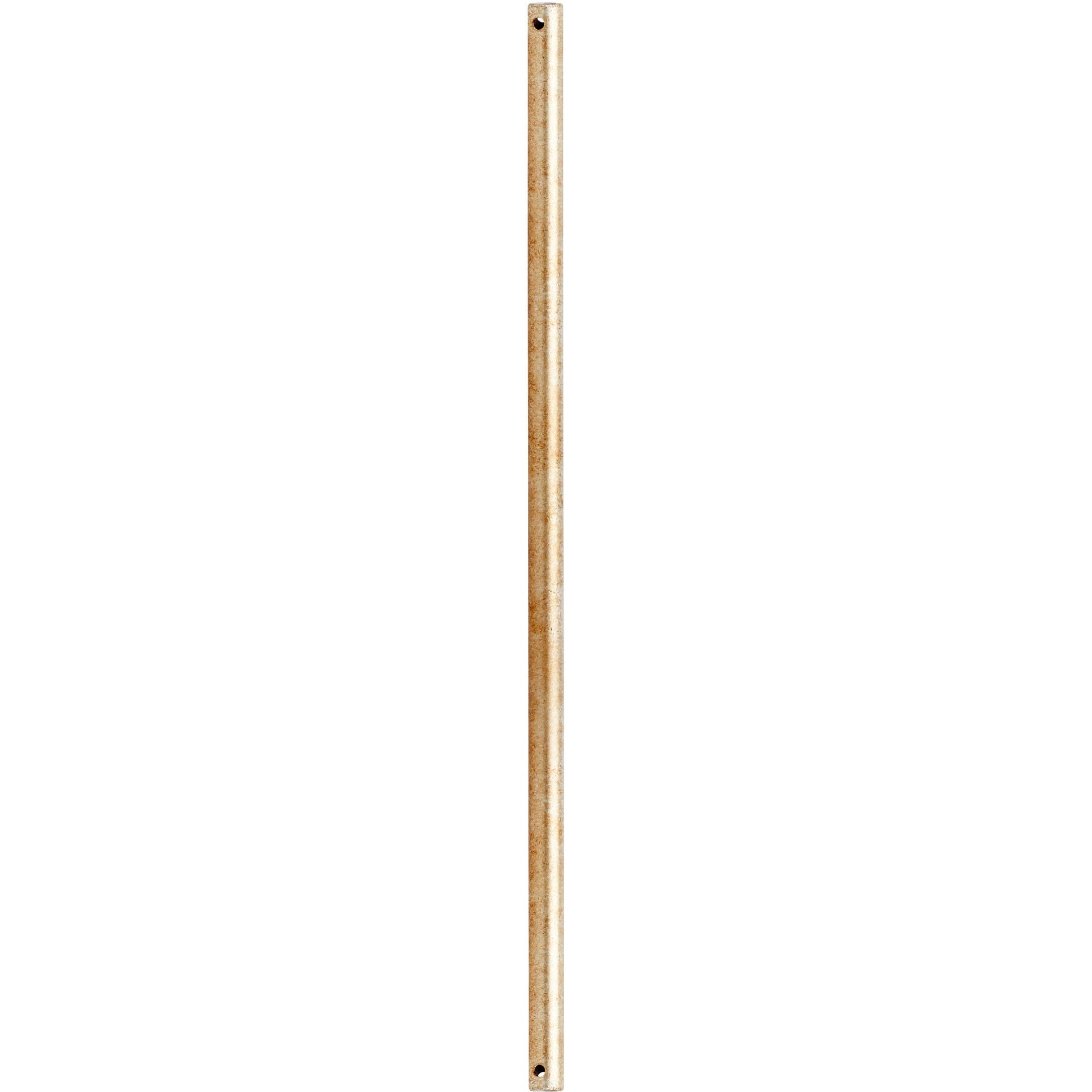 Quorum 6-2460 Downrod - Aged Silver Leaf