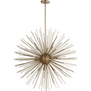 Quorum Electra 600-10-60 Pendant - Aged Silver Leaf