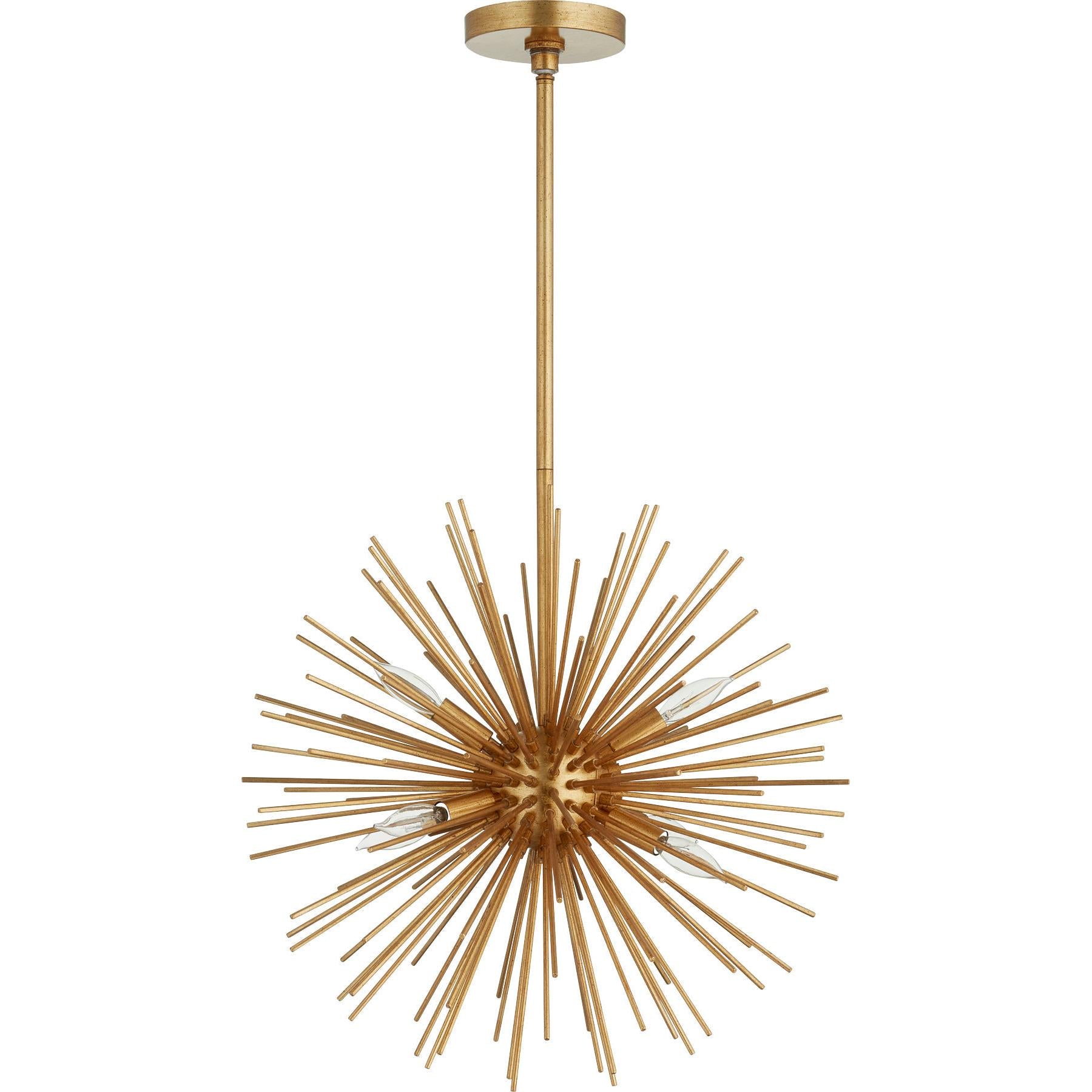 Quorum Electra 600-6-74 Pendant - Gold Leaf