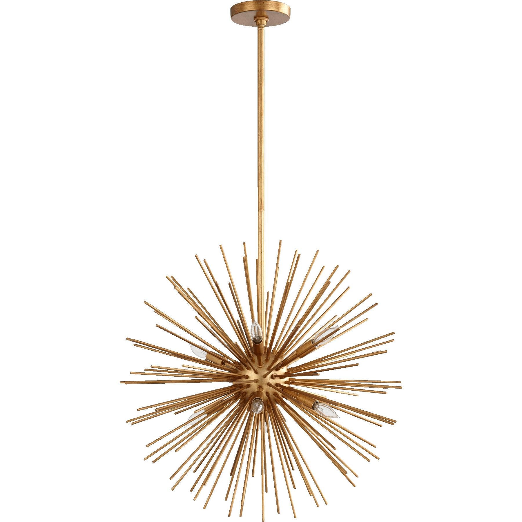 Quorum Electra 600-8-74 Pendant - Gold Leaf