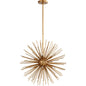 Quorum Electra 600-8-74 Pendant - Gold Leaf