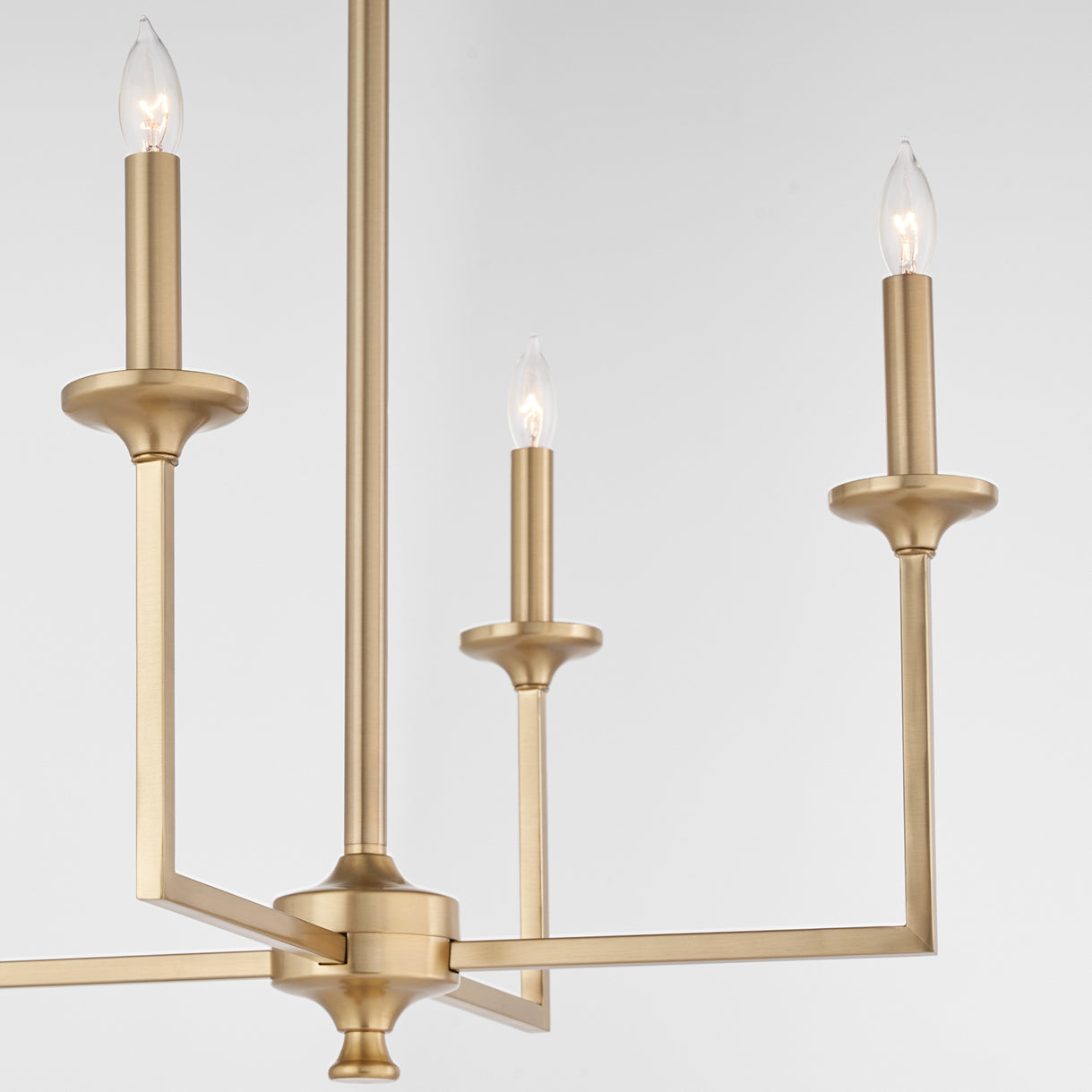 Quorum Eldorado 6005-4-80 Chandelier - Aged Brass