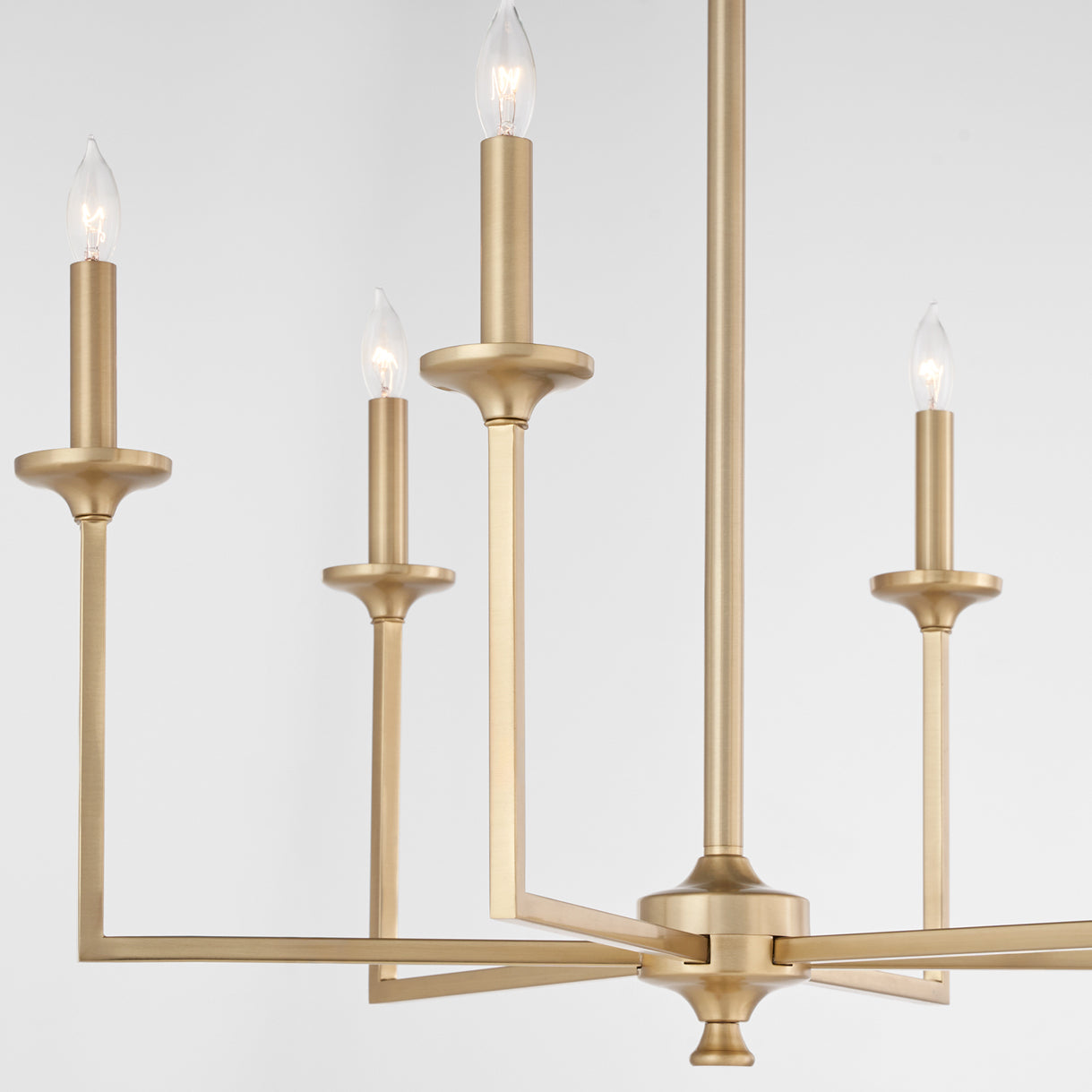 Quorum Eldorado 6005-6-80 Chandelier - Aged Brass