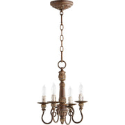 Quorum Salento 6006-4-39 Chandelier - Vintage Copper