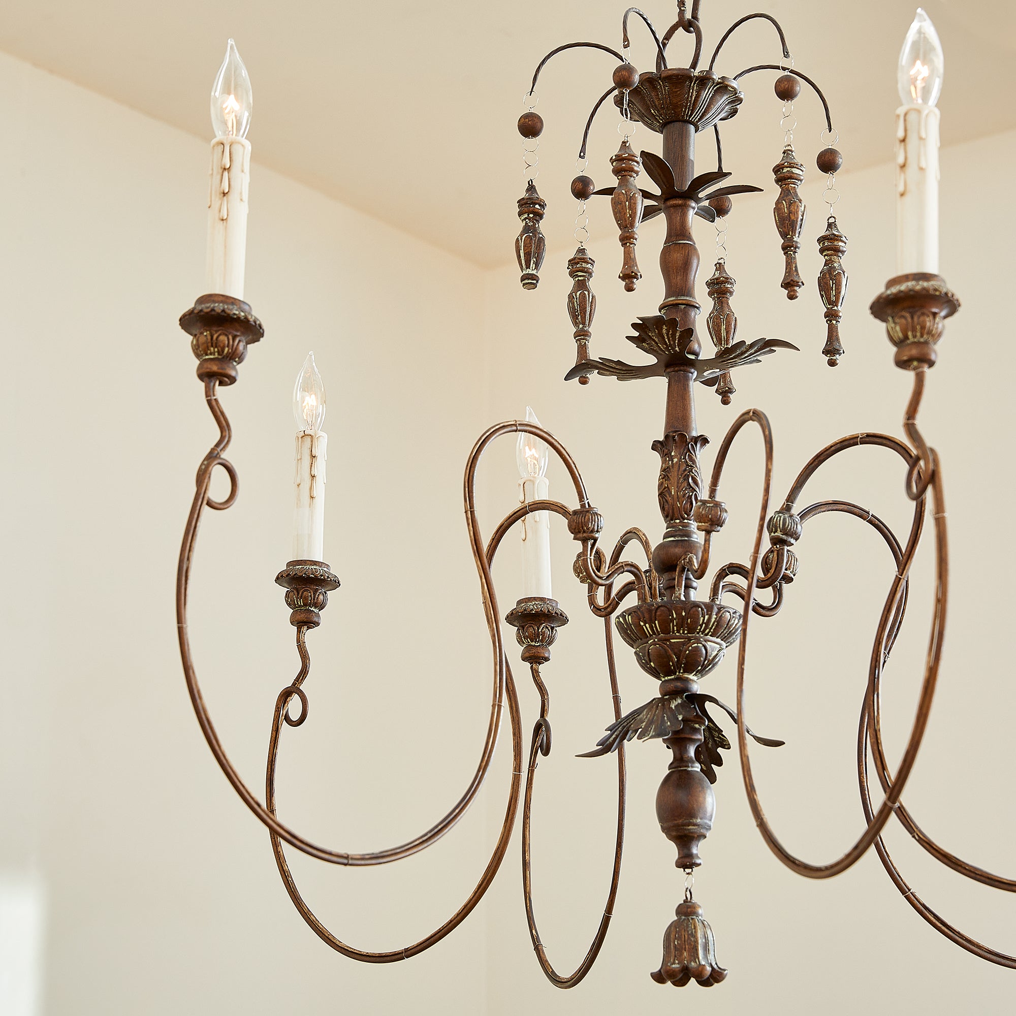 Quorum Salento 6006-6-39 Chandelier - Vintage Copper