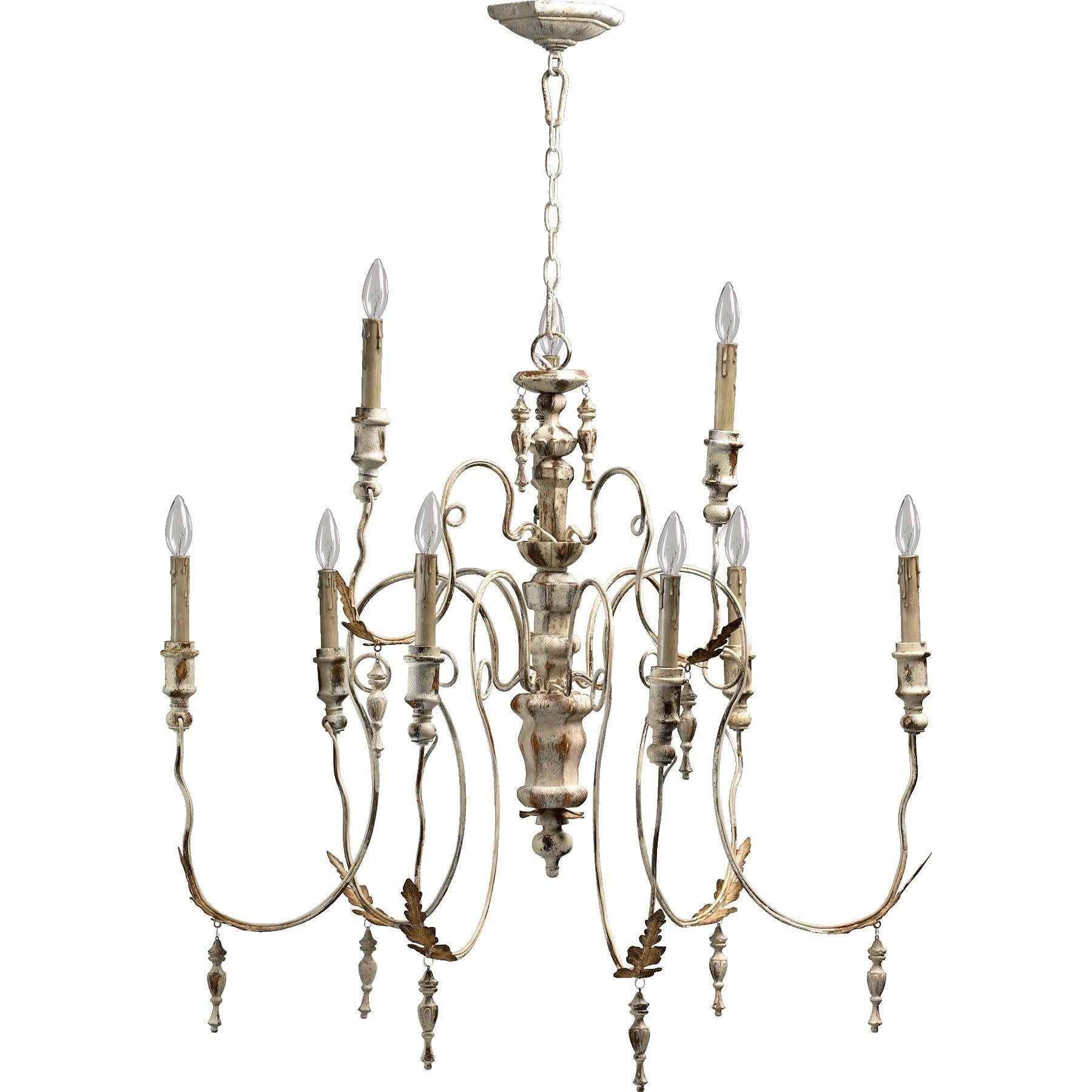 Quorum Salento 6006-9-70 Chandelier - Persian White