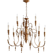 Quorum Salento 6006-9-94 Chandelier - French Umber