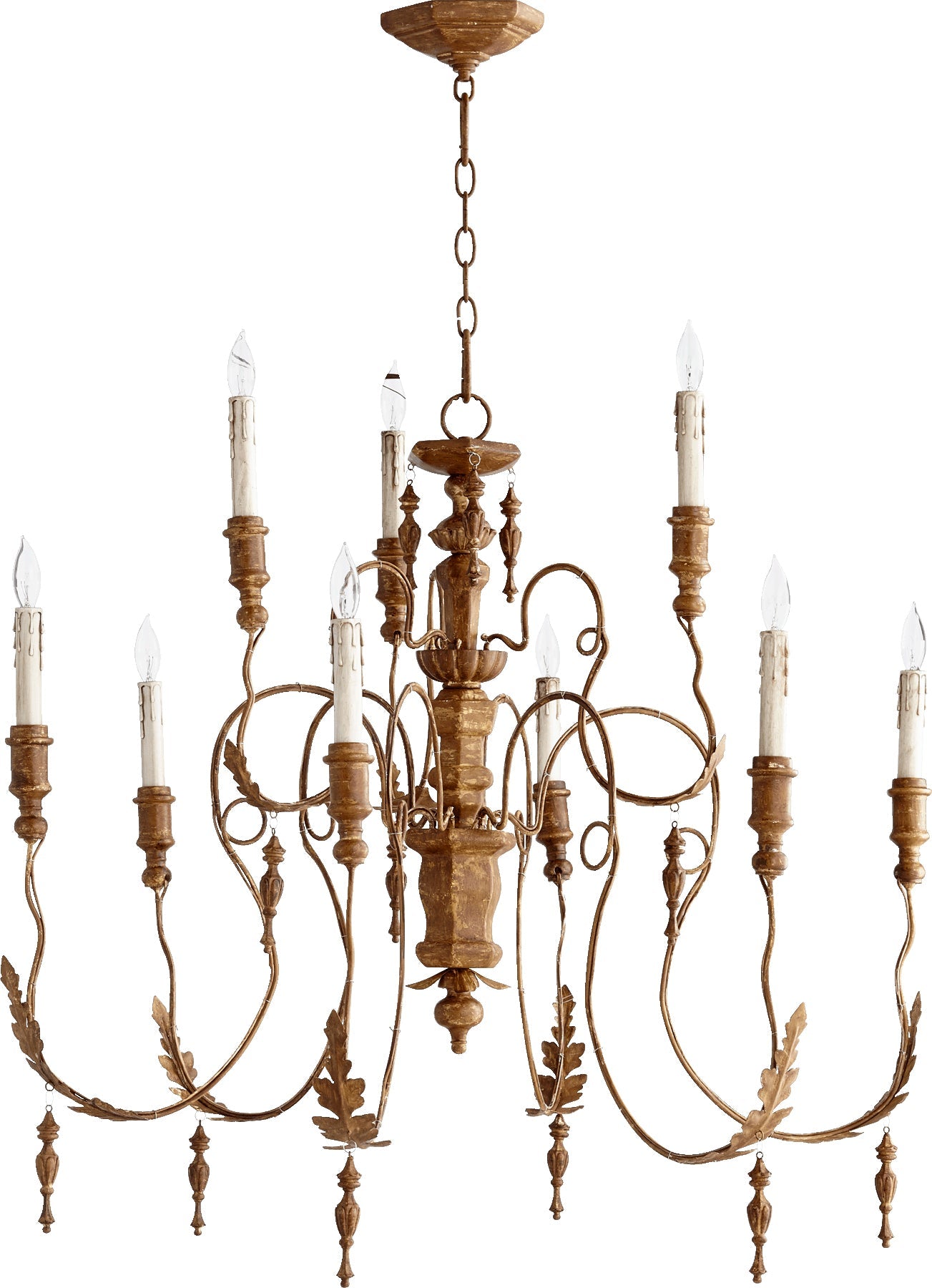 Quorum Salento 6006-9-94 Chandelier - French Umber