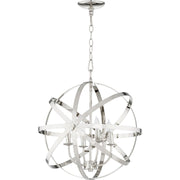 Quorum Celeste 6009-4-62 Chandelier - Polished Nickel