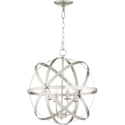 Quorum Celeste 6009-4-65 Chandelier - Satin Nickel