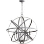 Quorum Celeste 6009-6-17 Chandelier - Zinc