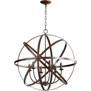 Quorum Celeste 6009-6-86 Chandelier - Oiled Bronze