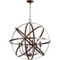 Quorum Celeste 6009-6-86 Chandelier - Oiled Bronze