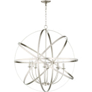 Quorum Celeste 6009-8-65 Chandelier - Satin Nickel