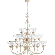 Quorum Spencer 6010-18170 Chandelier - Persian White W/ Clear/seeded