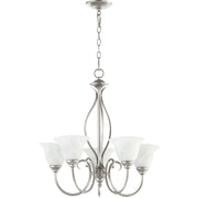 Quorum Spencer 6010-5-64 Chandelier - Classic Nickel