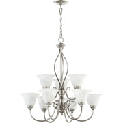 Quorum Spencer 6010-9-64 Chandelier - Classic Nickel