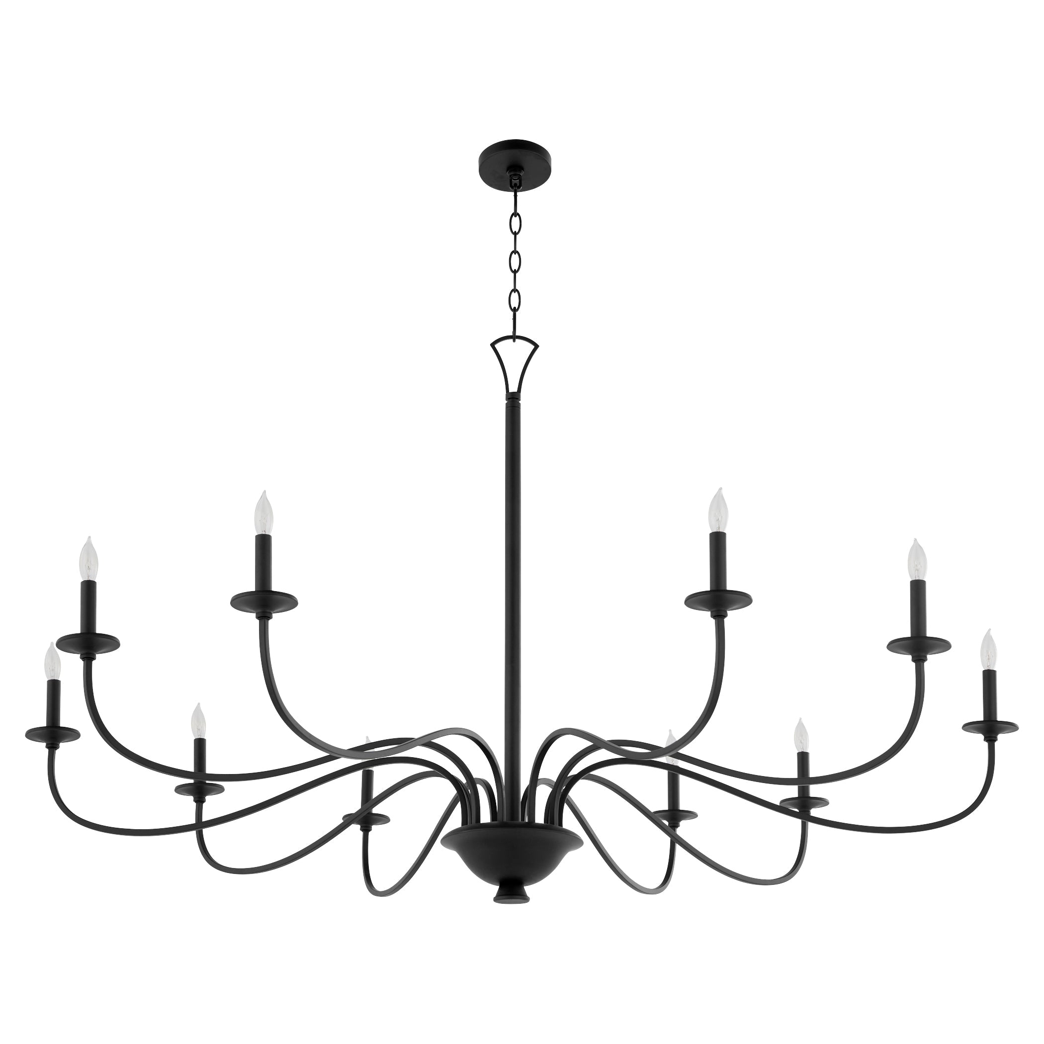 Quorum Maryse 6021-10-59 Chandelier - Matte Black