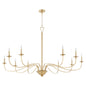 Quorum Maryse 6021-10-80 Chandelier - Aged Brass