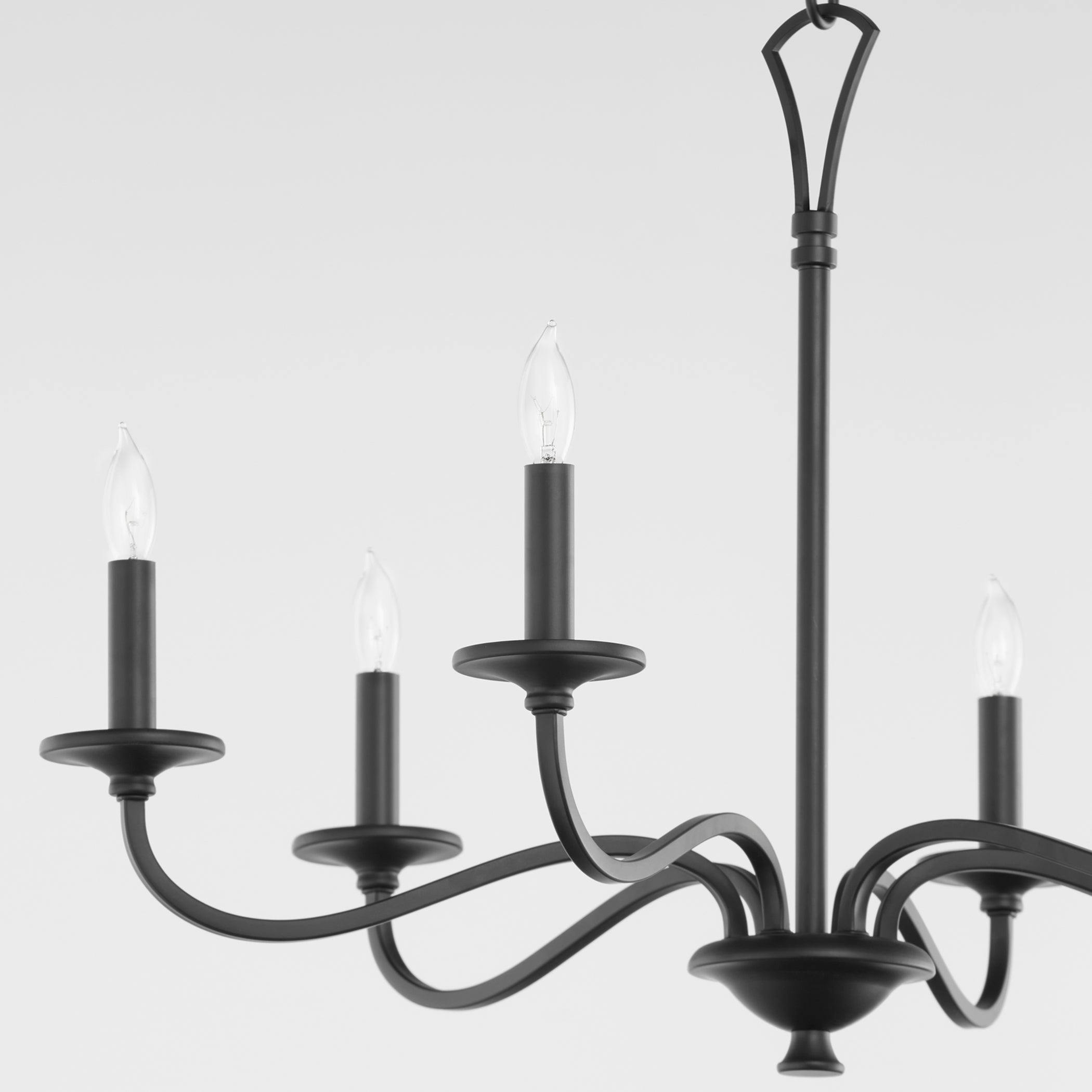 Quorum Maryse 6021-6-59 Chandelier - Matte Black