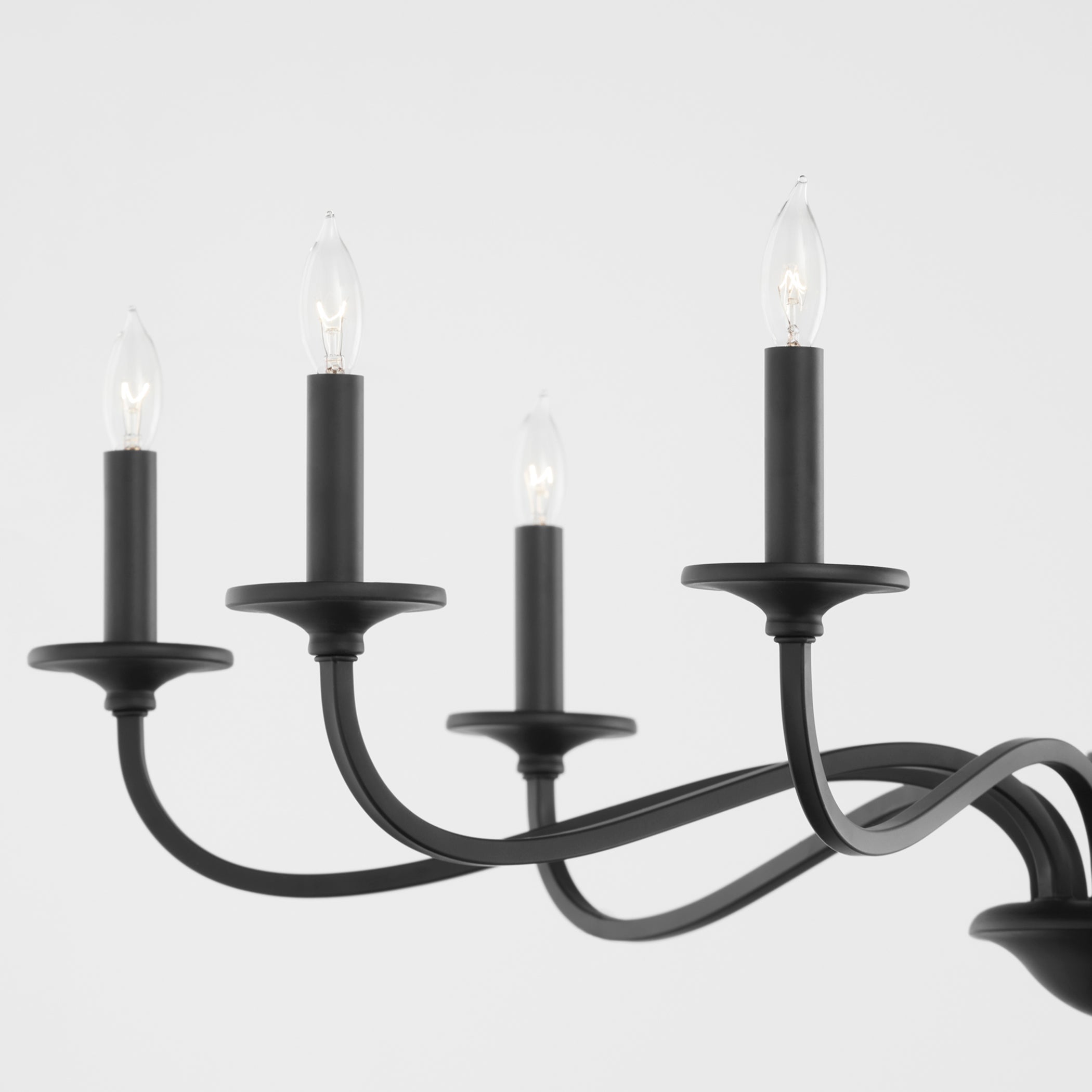 Quorum Maryse 6021-9-59 Chandelier - Matte Black