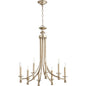 Quorum Rossington 6022-8-60 Chandelier - Aged Silver Leaf