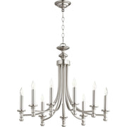 Quorum Rossington 6022-9-65 Chandelier - Satin Nickel