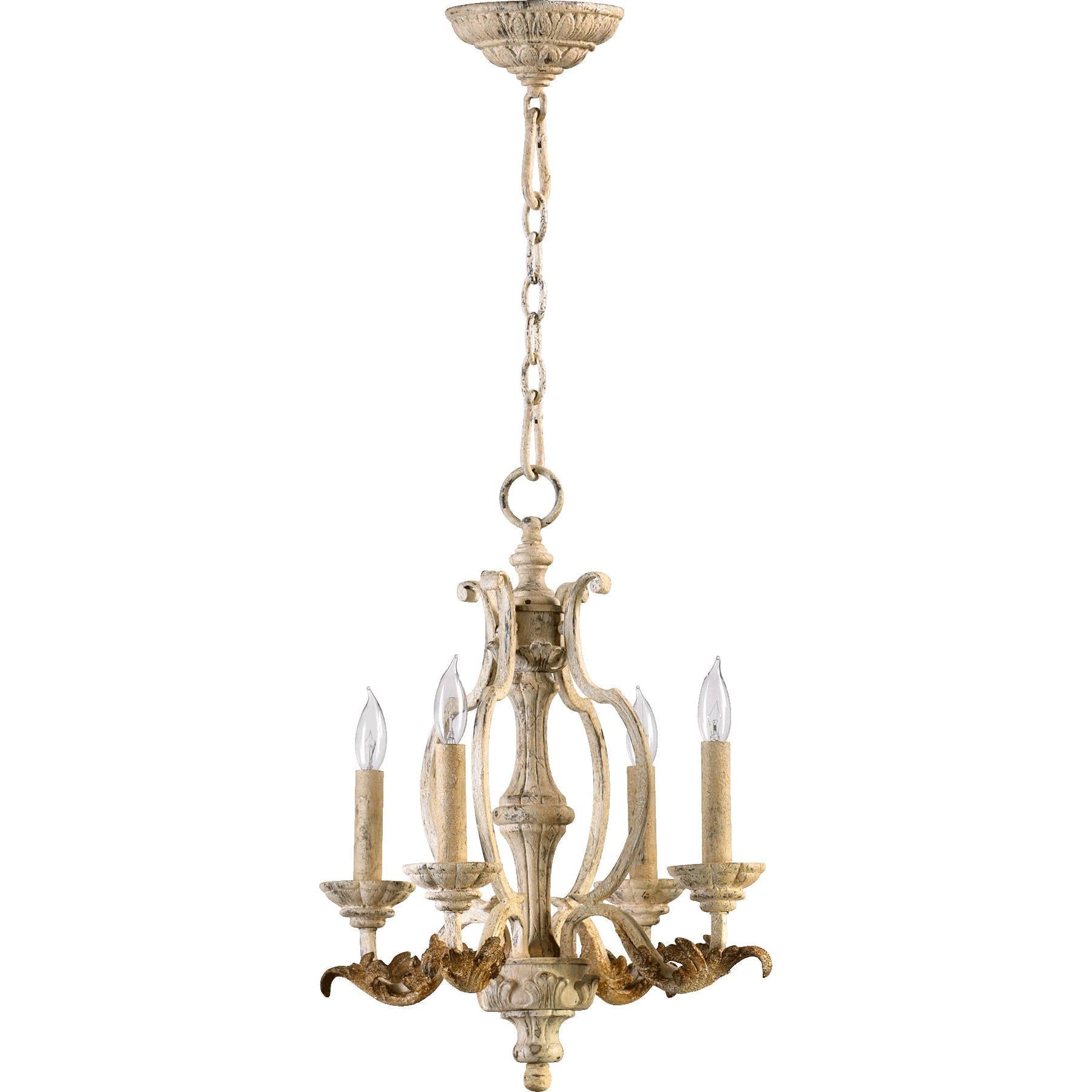 Quorum Florence 6037-4-70 Chandelier - Persian White