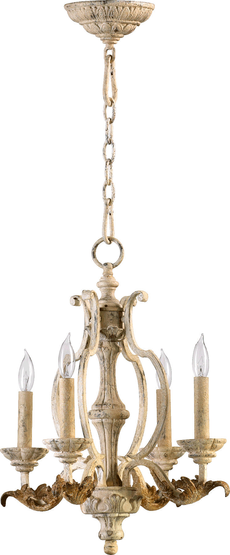 Quorum Florence 6037-4-70 Chandelier - Persian White