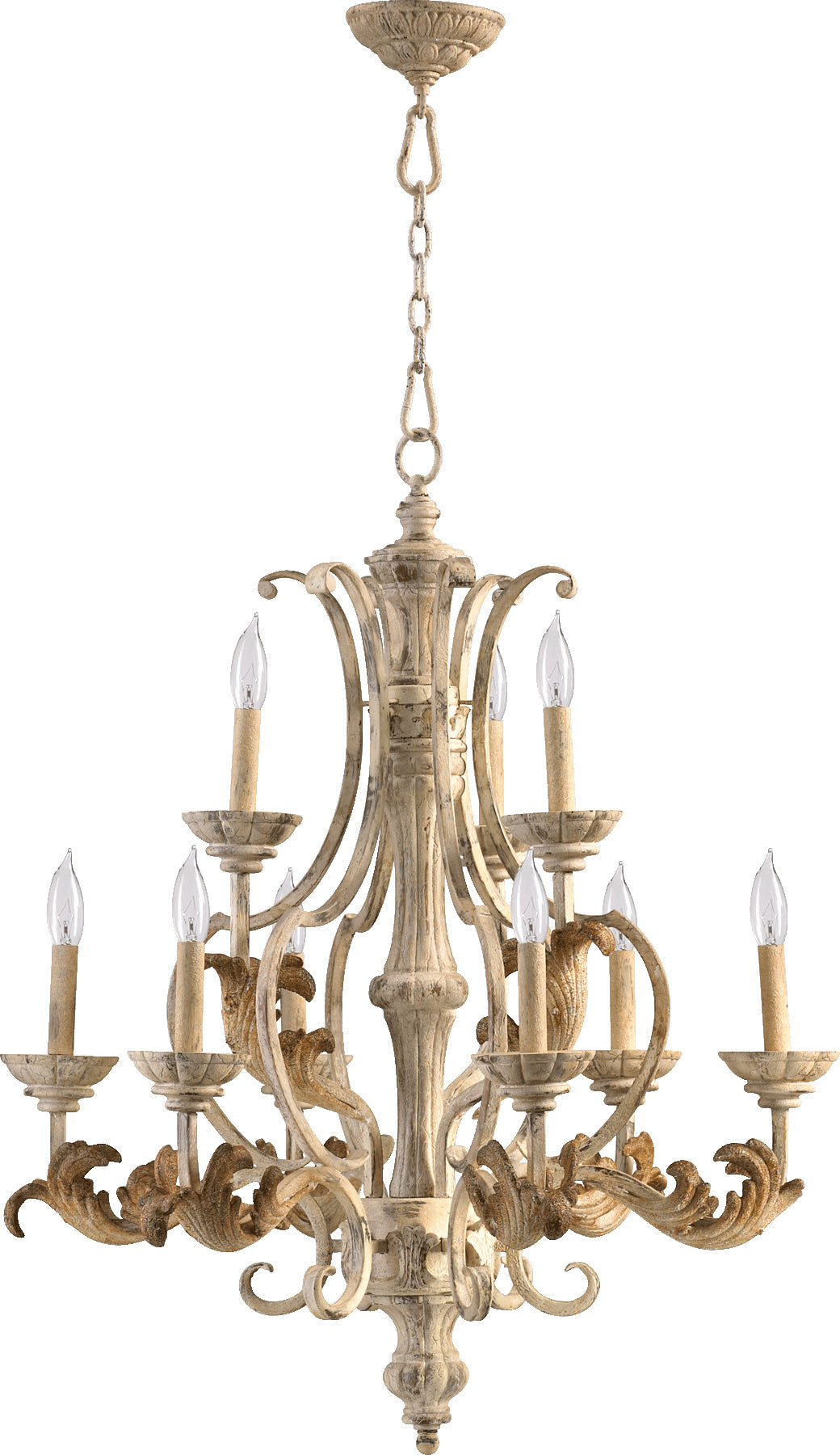 Quorum Florence 6037-9-70 Chandelier - Persian White