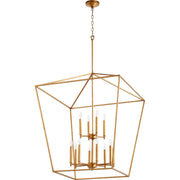 Quorum Gabriel 604-12-74 Entry - Gold Leaf