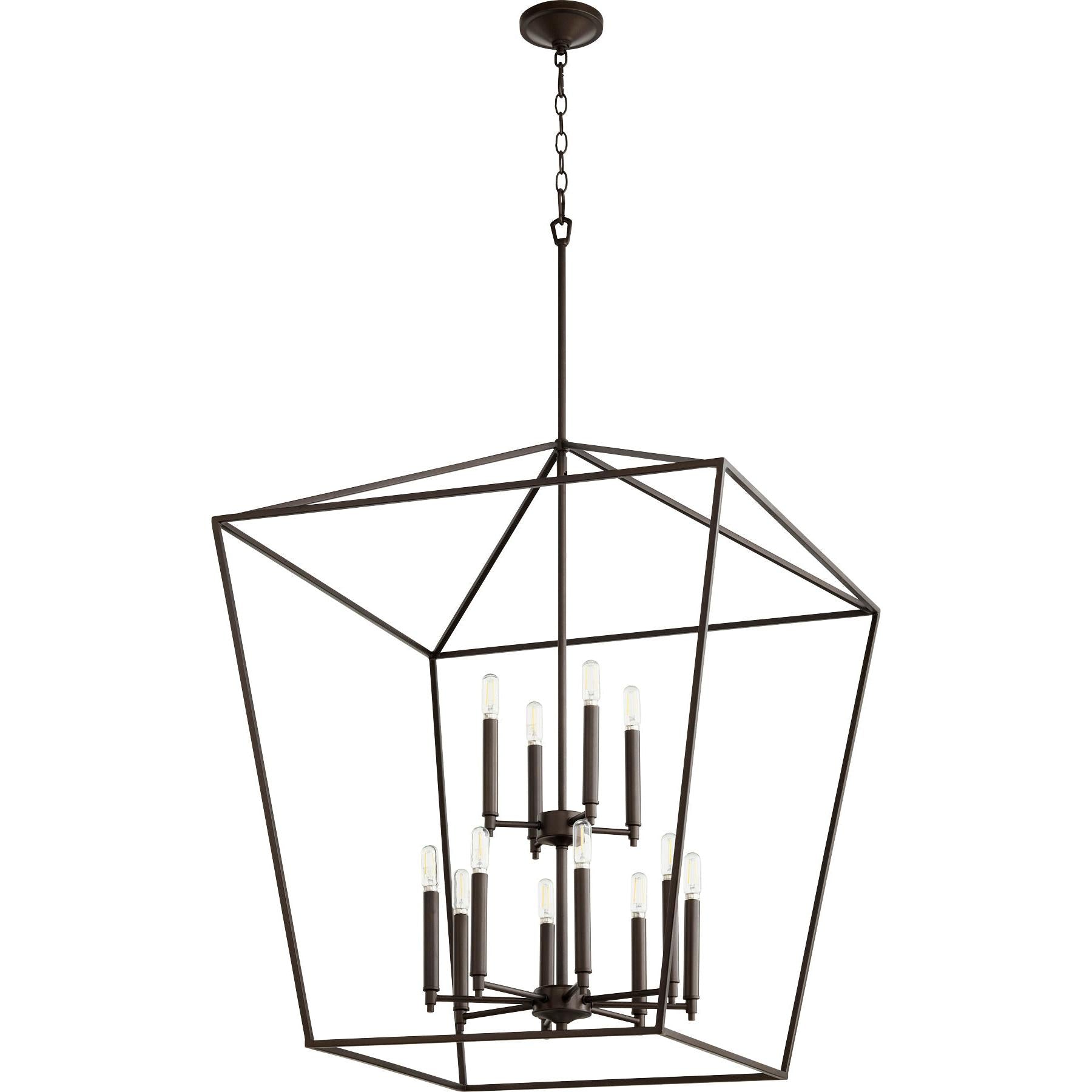 Quorum Gabriel 604-12-86 Entry - Oiled Bronze