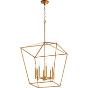 Quorum Gabriel 604-8-74 Entry - Gold Leaf