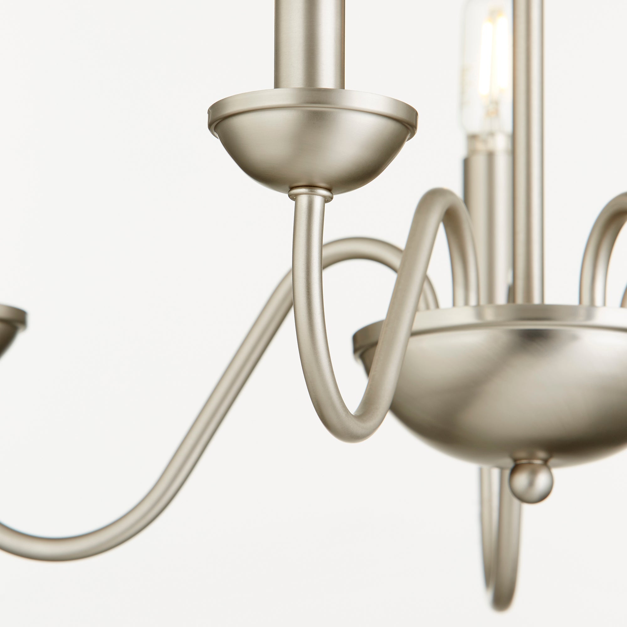Quorum 6040-5-65 Chandelier - Satin Nickel