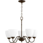 Quorum 6041-5-86 Chandelier - Oiled Bronze