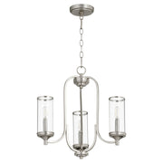 Quorum Collins 6044-3-65 Chandelier - Satin Nickel