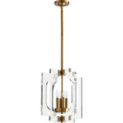 Quorum Broadway 605-4-80 Pendant - Aged Brass